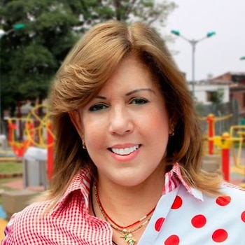 Clara Luz Roldán, actual gobernadora de Valle del Cauca, no compareció en el Congreso para responder por las irregularidades en la construcción del Puente de Juanchito, que ya completa 8 años de retrasos - crédito @ClaraLuzRoldan/X