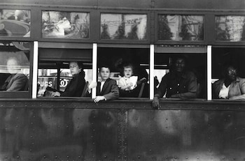 Robert Frank, Tranvía. Nueva Orleans, 1955 © Robert Frank Foundation, from The Americans.