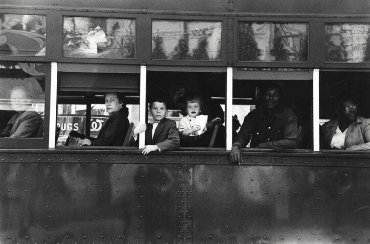Robert Frank, Tranvía. Nueva Orleans, 1955 © Robert Frank Foundation, from The Americans.