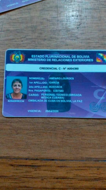 La identificación de Amparo Lourdes