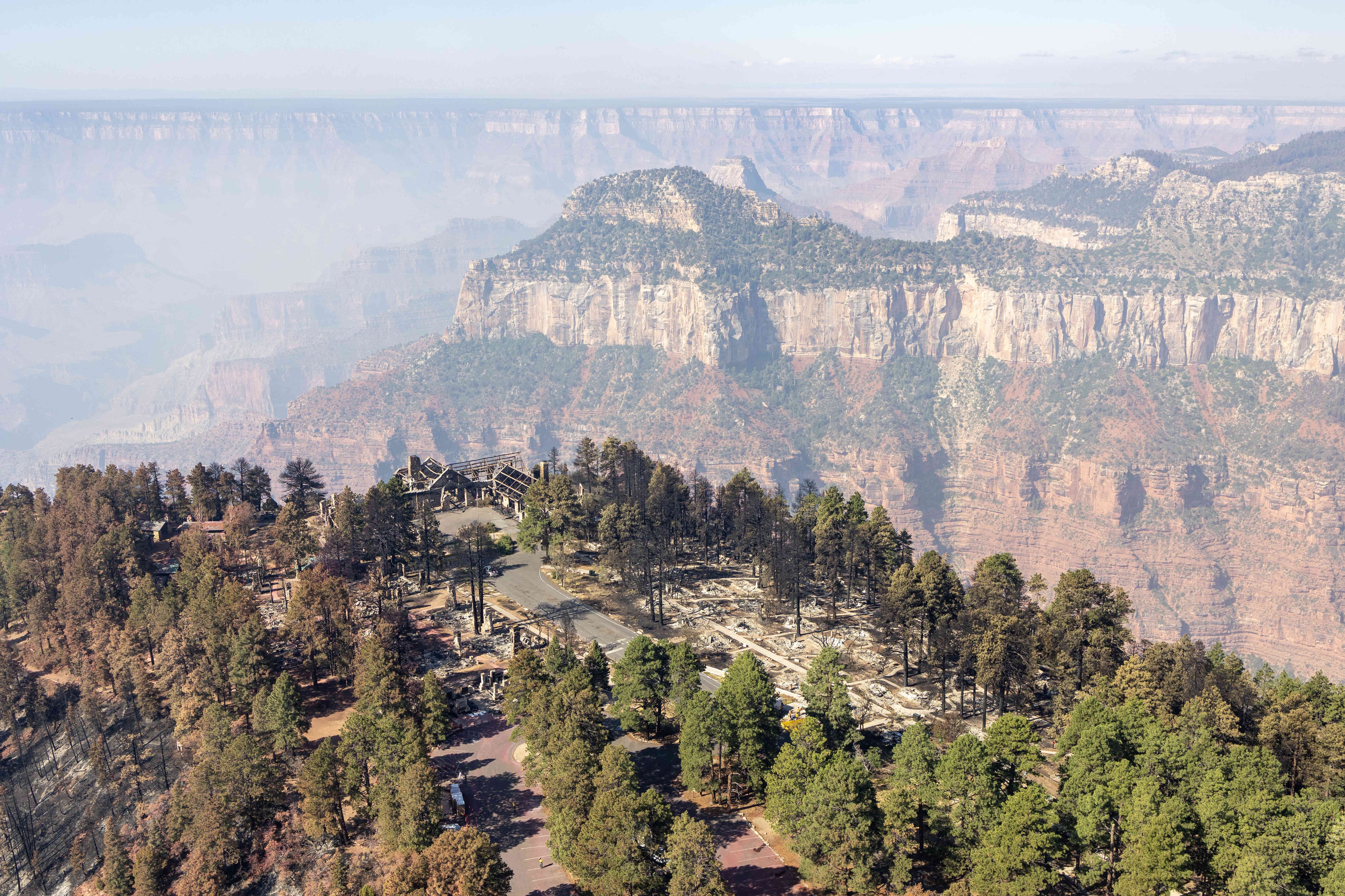 El cierre de Phantom Ranch y del sendero North Kaibab Trail restringió el acceso en una de las zonas más visitadas del parque nacional Gran Cañón (ZUMA Press Wire)