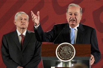 AMLO y Slim tienen un