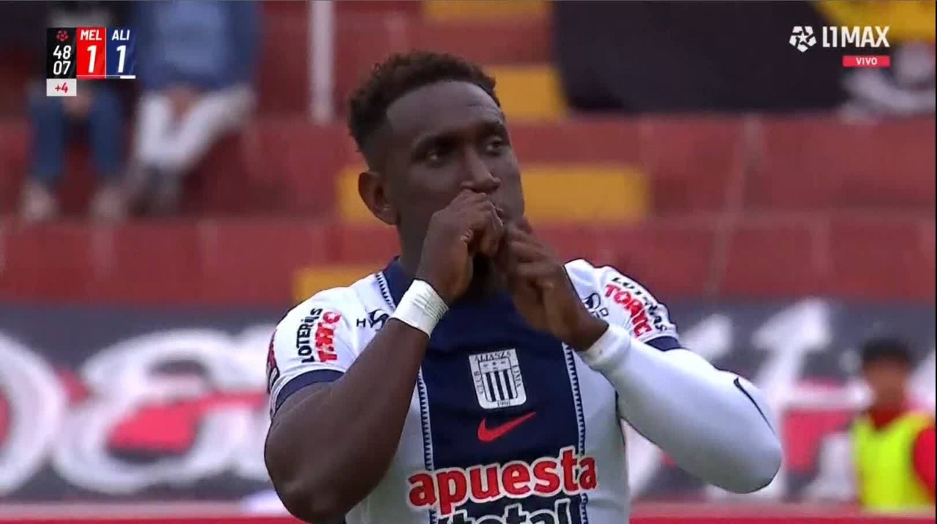 Golazo de Eryc Castillo para empate en Alianza Lima vs Melgar por Torneo Clausura de Liga 1 2026