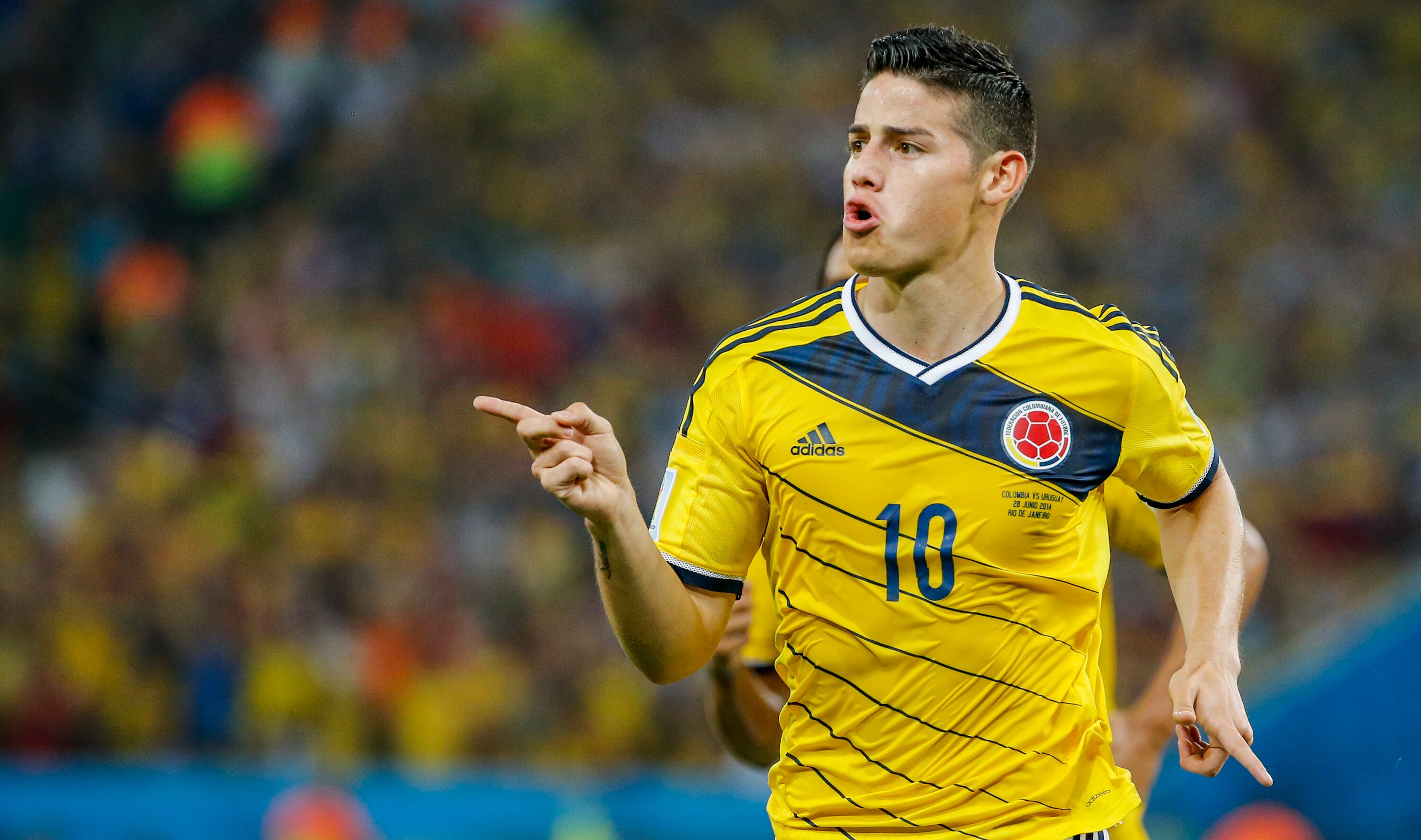 El punto de inflexión en la carrera internacional de James Rodríguez se produjo durante la clasificación al Mundial de Brasil 2014m en cuya Copa del Mundo alcanzó su clímax futbolístico - Colprensa