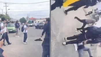 Estudiantes de secundaria agreden a padres durante una riña y causan indignación en redes sociales