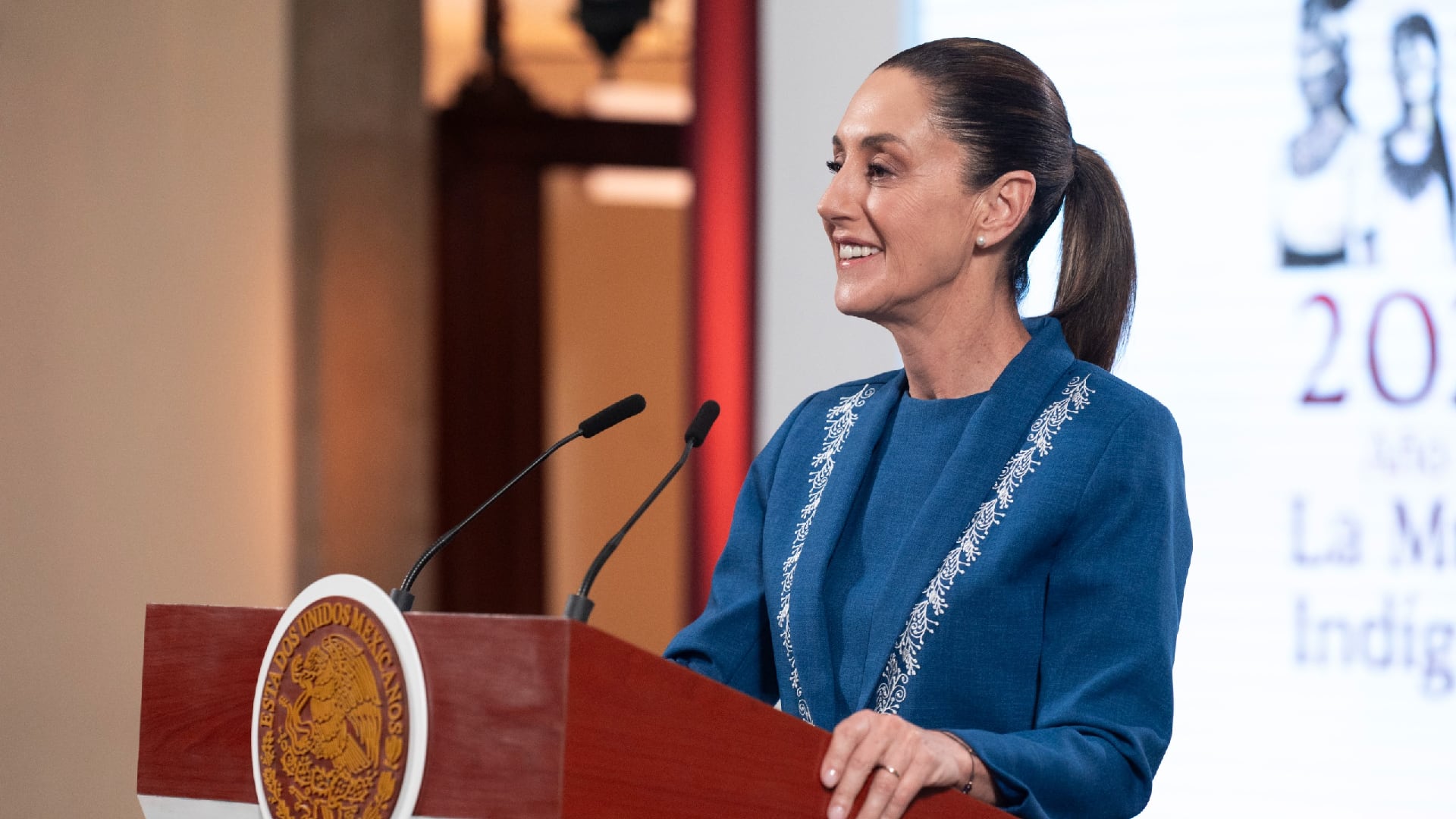 Desde Palacio Nacional. la presidenta respondió a los señalamientos de la oposición. | @Presidencia