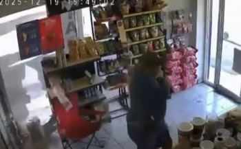 Las cámaras de seguridad registraron