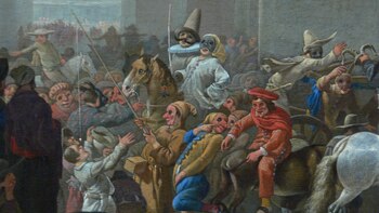 Máscaras como permisividad, bailes y