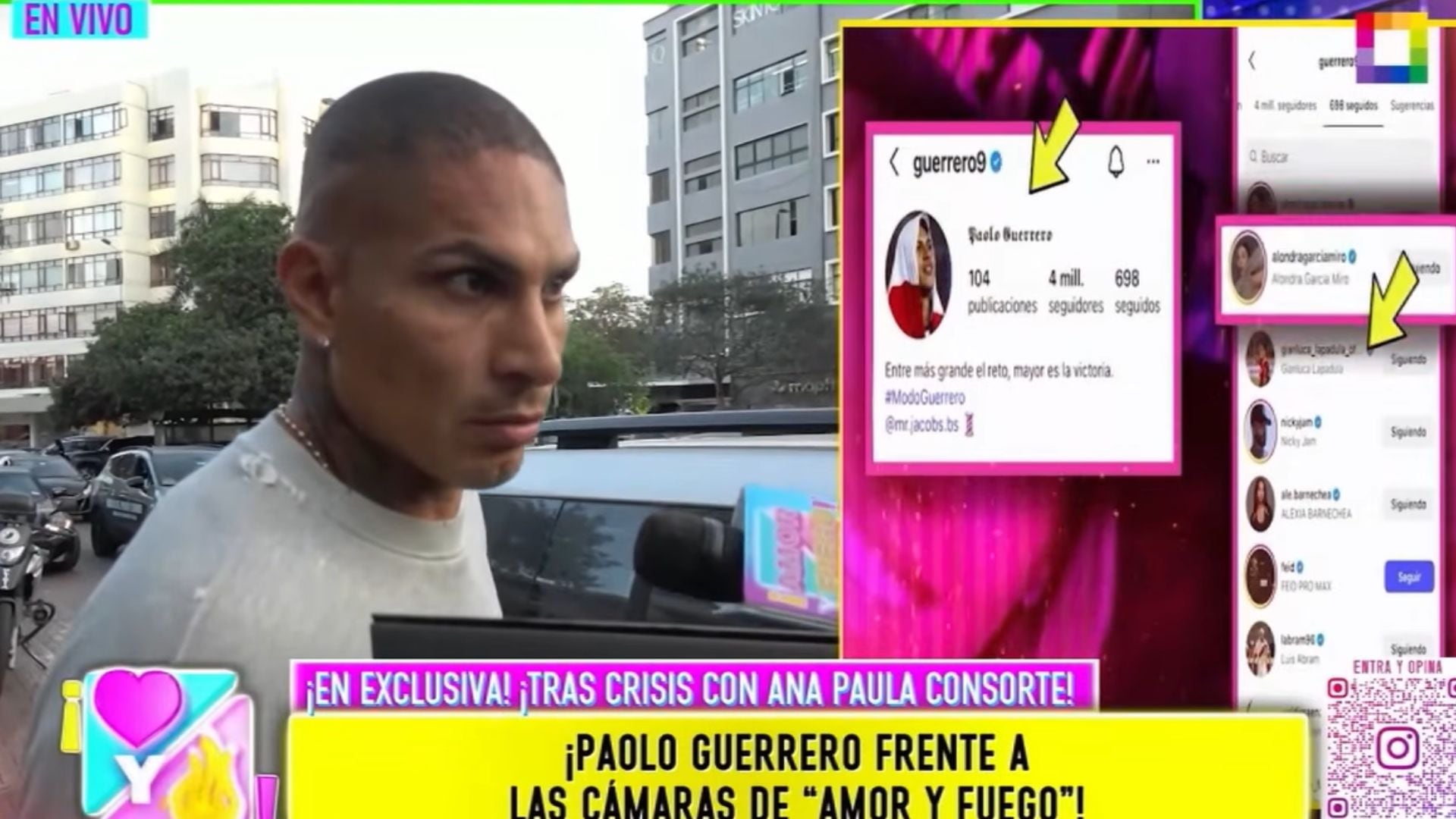 El futbolista afirmó que sus cuentas fueron hackeadas: “Me hackearon las cuentas de Instagram”. Captura: