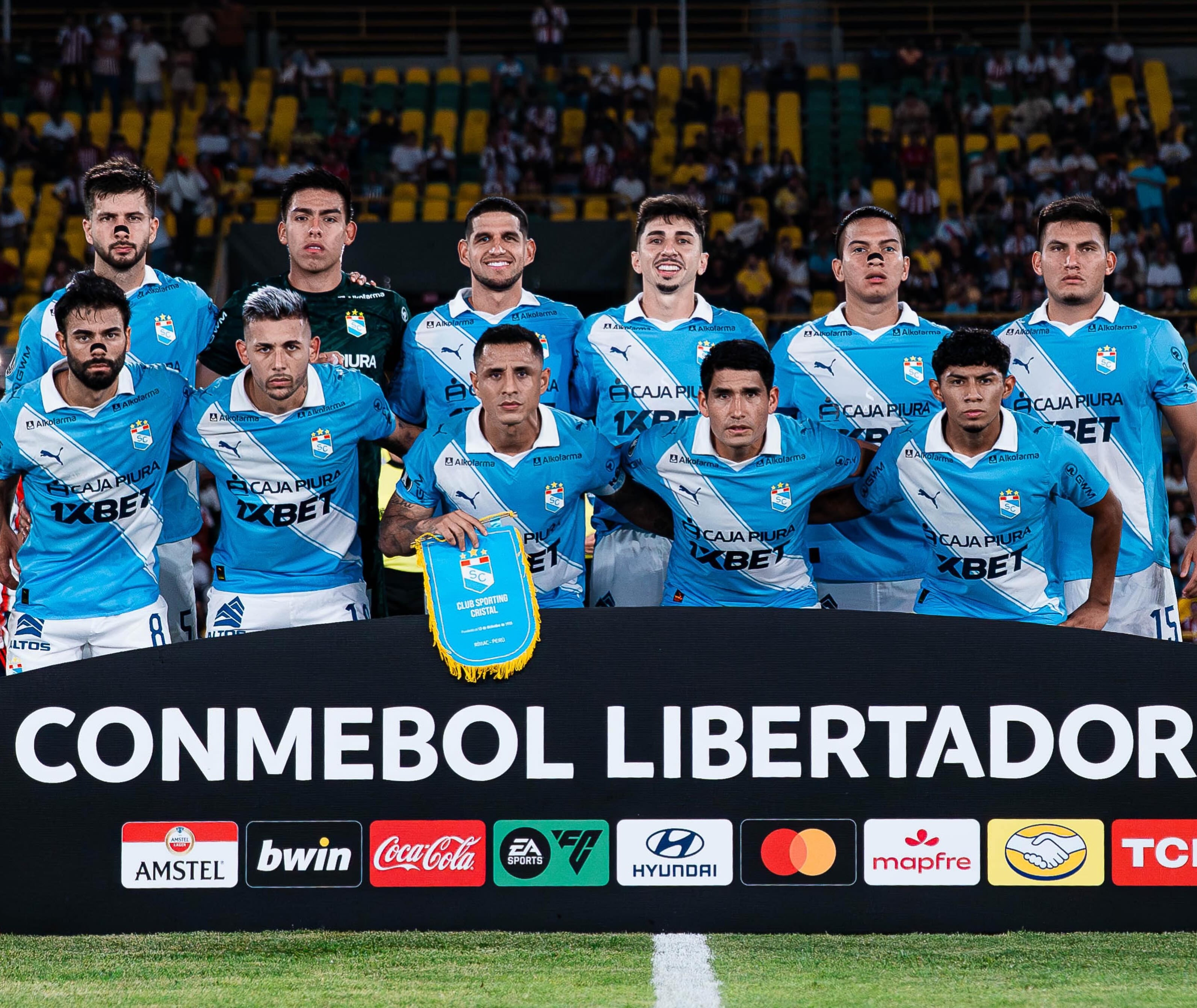El once titular de Sporting Cristal que mandó el técnico Zé Ricardo al campo ante Junior en Barranquilla. - créditos: Sporting Cristal