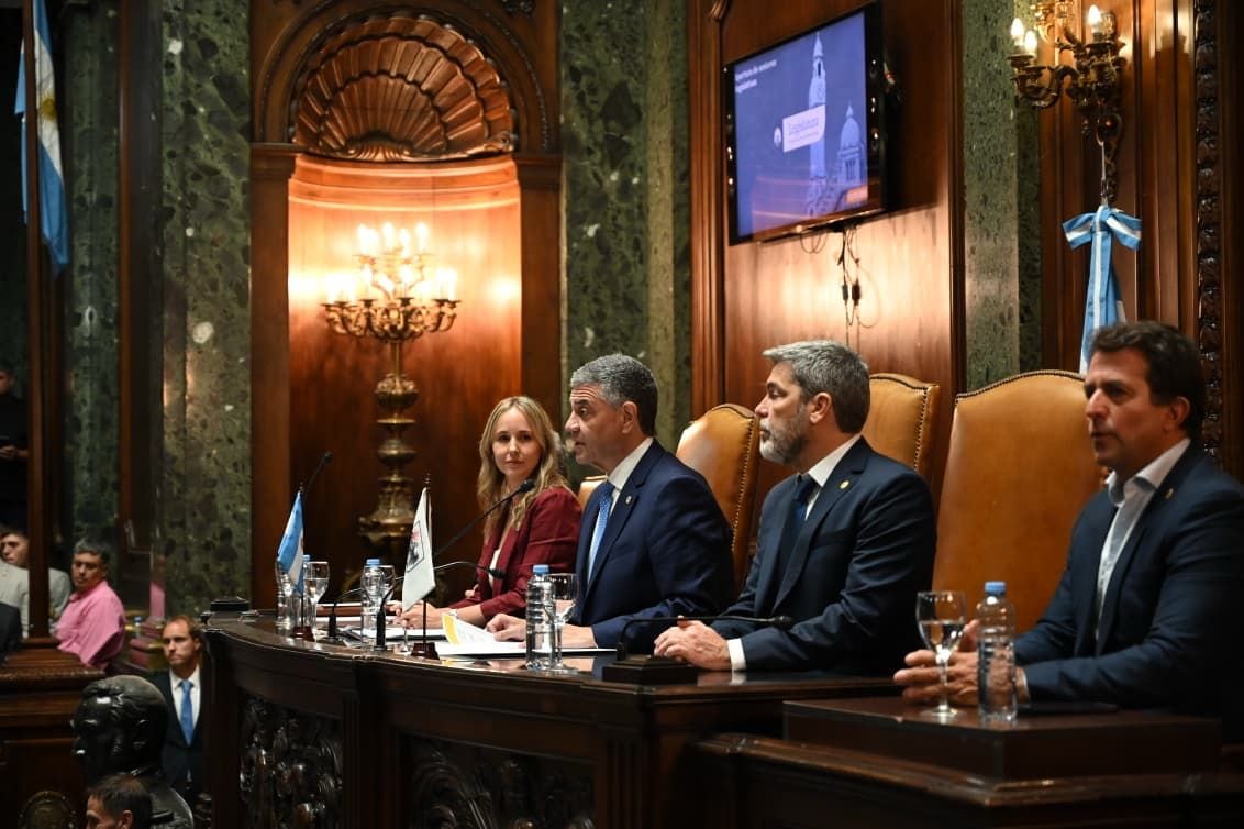 El Jefe de Gobierno de la Ciudad de Buenos Aires, Jorge Macri, encabezó la apertura de sesiones en la Legislatura porteña (Foto: LegisCABA).