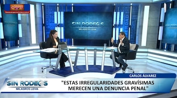 Carlos Álvarez criticou a ONPE e exigiu a renúncia de Corvetto: “Há irregularidades muito graves”. Captura: sem desvio.