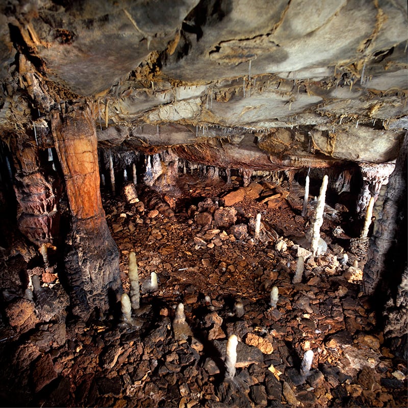 El yacimiento de La Garma en una cueva cántabra (Universidad de Cantabria)