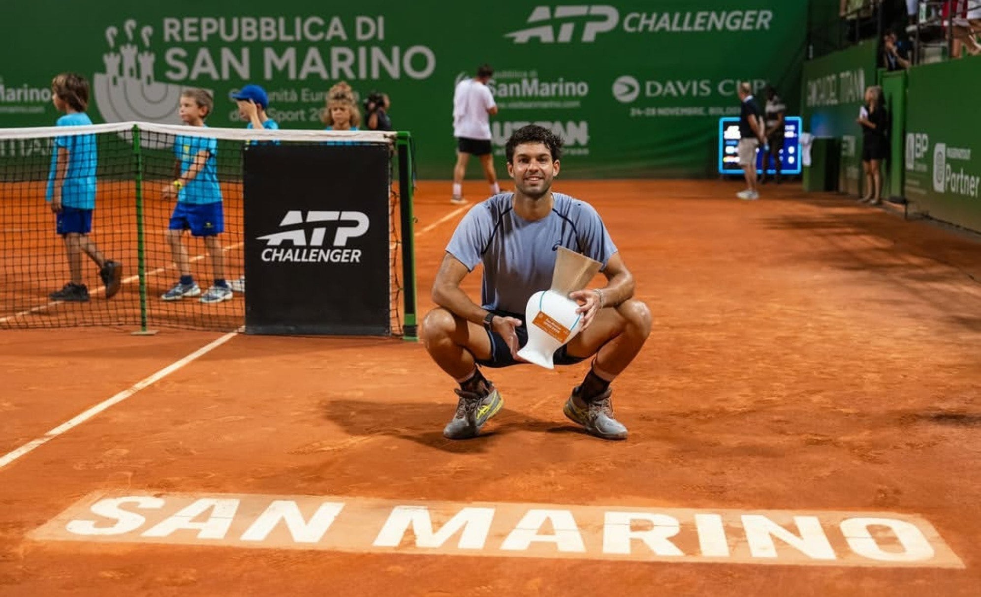 Facundo Díaz Acosta ganó cinco Challengers en lo que va de 2026 y regresó al Top 100 (Crédito: Challenger de San Marino)