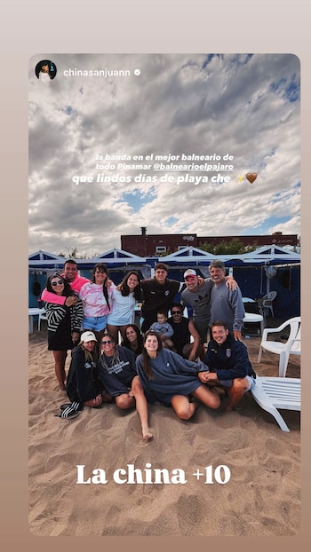 Gianinna Maradona y su novio