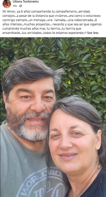 Liliana Tunkiewiez compartió un mensaje para Raúl Moyano a casi dos semanas de su desaparición