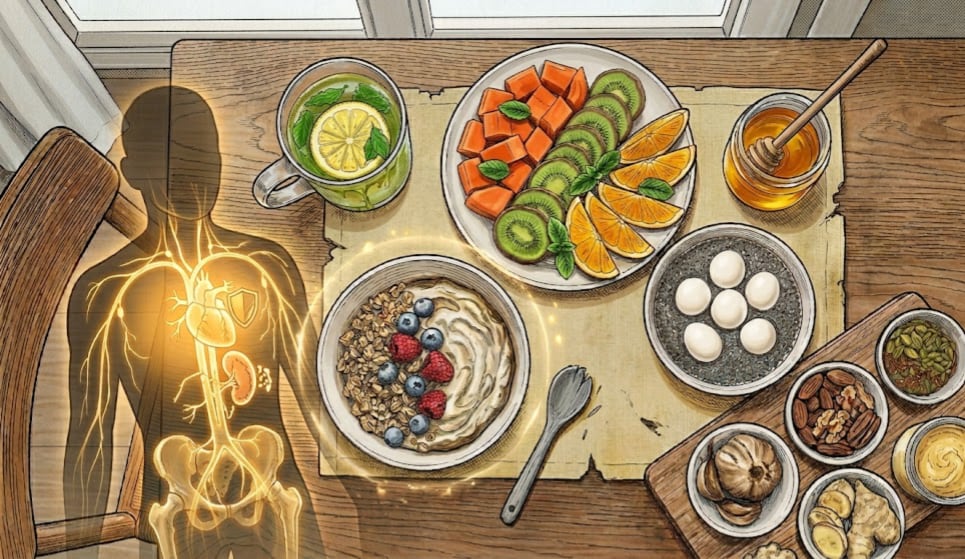 Incluir alimentos en ayunas puede aportar nutrientes clave que fortalecen la respuesta inmune y mejoran la salud general (Imagen Ilustrativa Infobae)