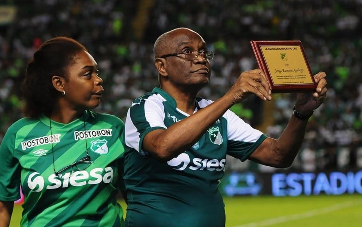 Jorge Ramírez Gallego es una de las glorias del Deportivo Cali en su historia en el fútbol colombiano - crédito Deportivo Cali