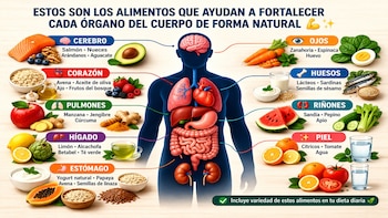 Estos son los alimentos que