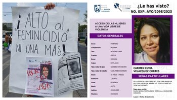 Familiares de Carmen se manifestaron