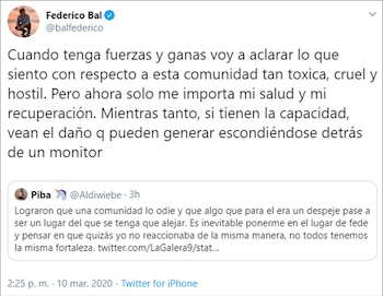 "Ahora, solo me importa mi