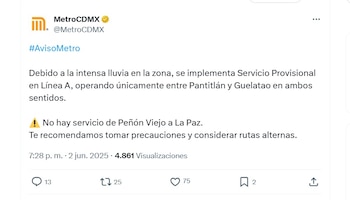 Suspenden servicio de la Línea
