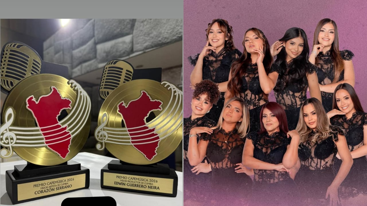 Corazón Serrano se consagra como Mejor Artista de Cumbia en los Premios CapeMúsica 2026 tras superar a Grupo 5 y Agua Marina.