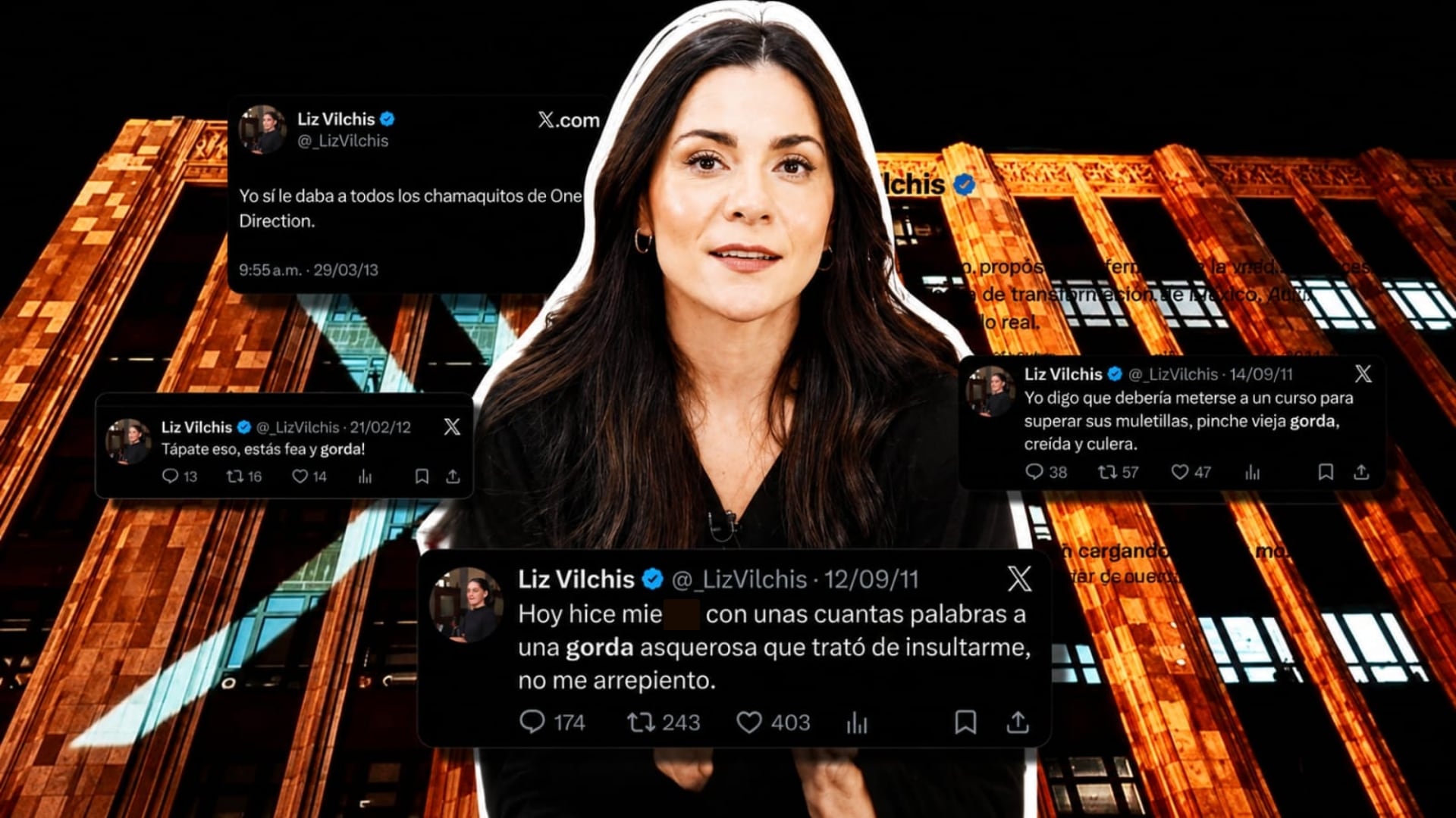 Liz Vilchis cierra su cuenta en X tras difusión de antiguos tuits discriminatorios (Especial Infobae México)