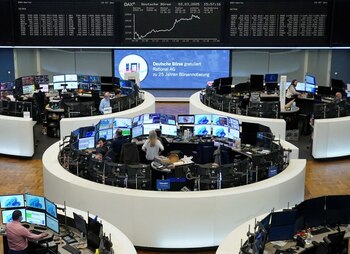 Gráfico del índice bursátil alemán