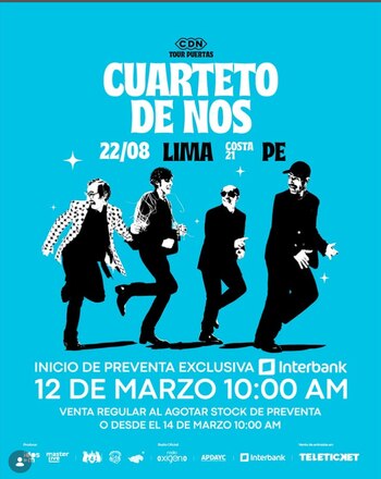 Concierto de Alfredo Bryce Echenique en Lima. (Teleticket)