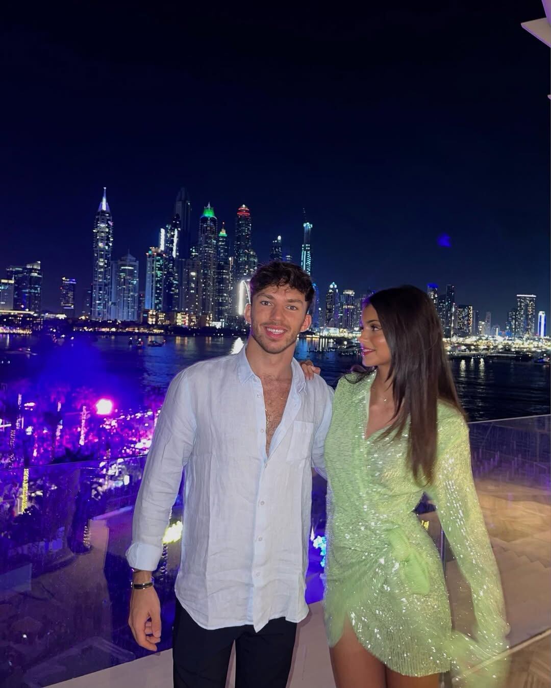 La foto elegida por Pierre Gasly para oficializar el inicio de su noviazgo