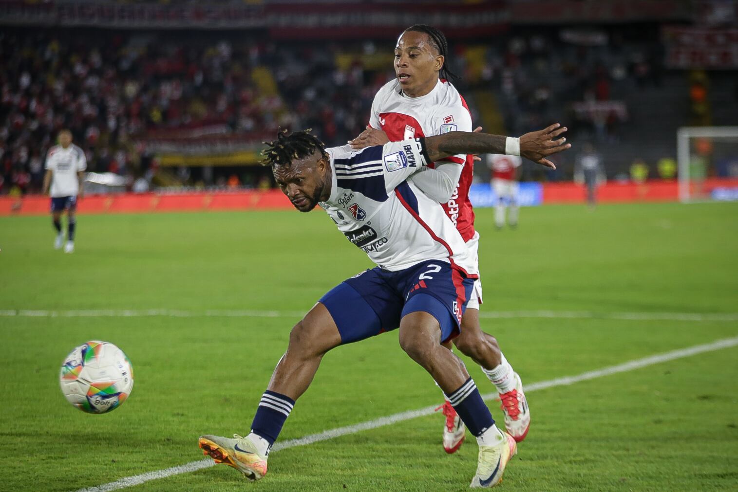 Santa Fe vs. Medellín, el primer partido de la final de la Liga BetPlay en el estadio El Campín - crédito Cristian Bayona/Colprensa