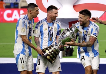 La Copa América de 2024 fue el último título de Lionel Messi con la selección argentina, además de que marcó el cierre de Ángel Di María, uno de sus fieles aliados (REUTERS/Agustin Marcarian)