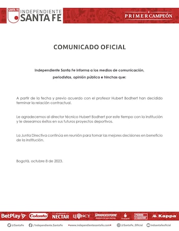 El cuadro Cardenal confirmó la