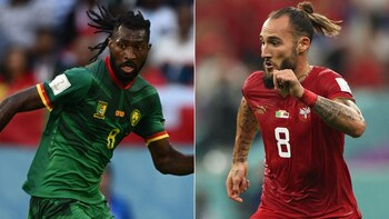 Camerún vs Serbia se enfrentan