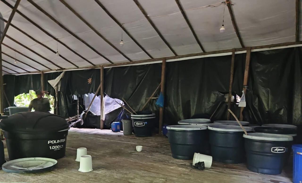 La operación antidrogas evitó la comercialización de cerca de tres millones de dosis de cocaína y afectó las finanzas del narcotráfico en más de $5.000 millones - crédito prensa Ponal