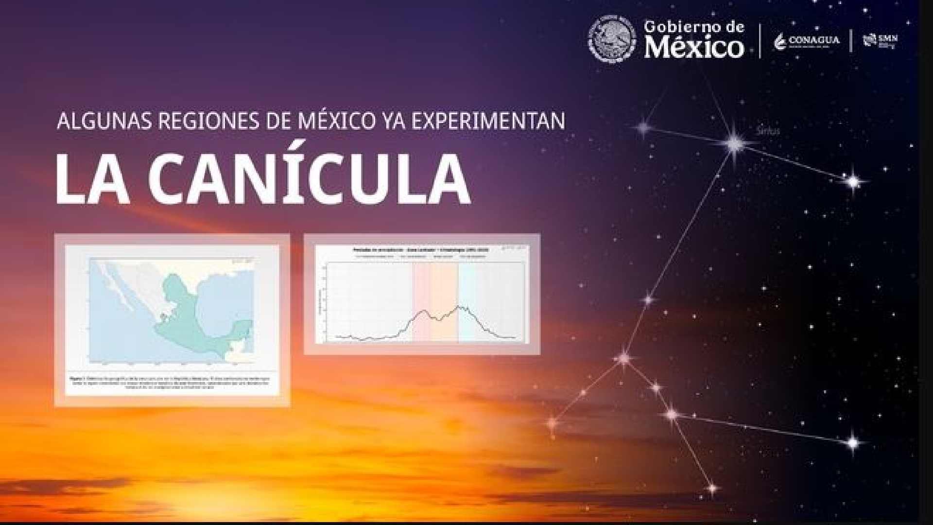 La Conagua informó que la canícula ya comenzó en diversas regiones del país.
Crédito: Conagua
