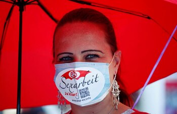 Foto de archivo. Una mujer