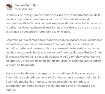 Presidente Gustavo Petro habla del