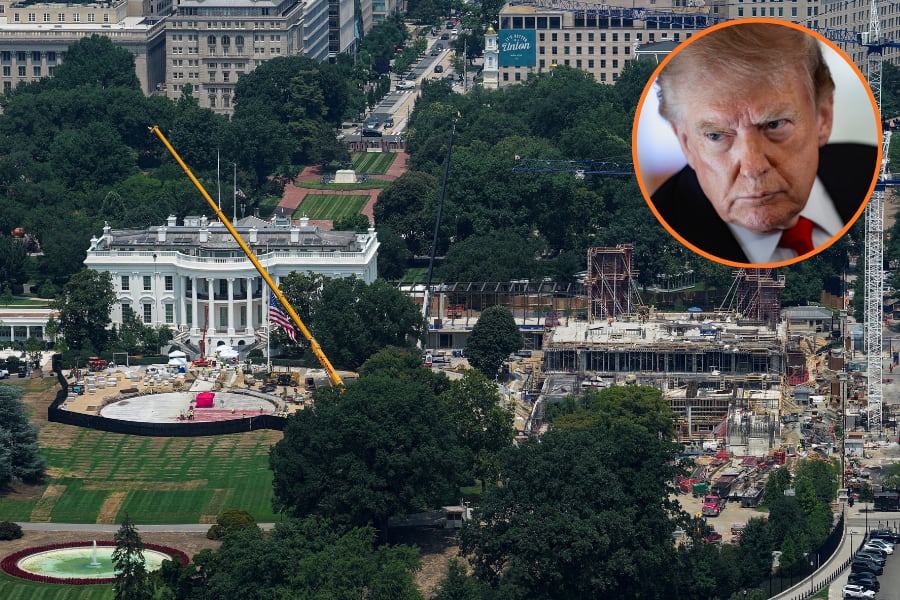 Donald Trump apelará a la Corte Suprema para reactivar la obra del Salón de Baile en la Casa Blanca