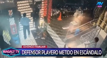 A foto foi chocante: Rafael Grisolle retirou o filho da escola por causa de uma disputa de propriedade. Captação: Magaly TV La Firme.