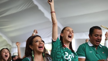 Así celebró Claudia Sheinbaum el primer gol de la Selección Mexicana en la inauguración del Mundial 2026