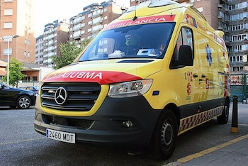 Una ambulancia del Sacyl