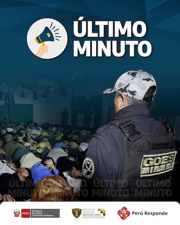 El INPE intervino el penal Miguel Castro Castro para reforzar la seguridad