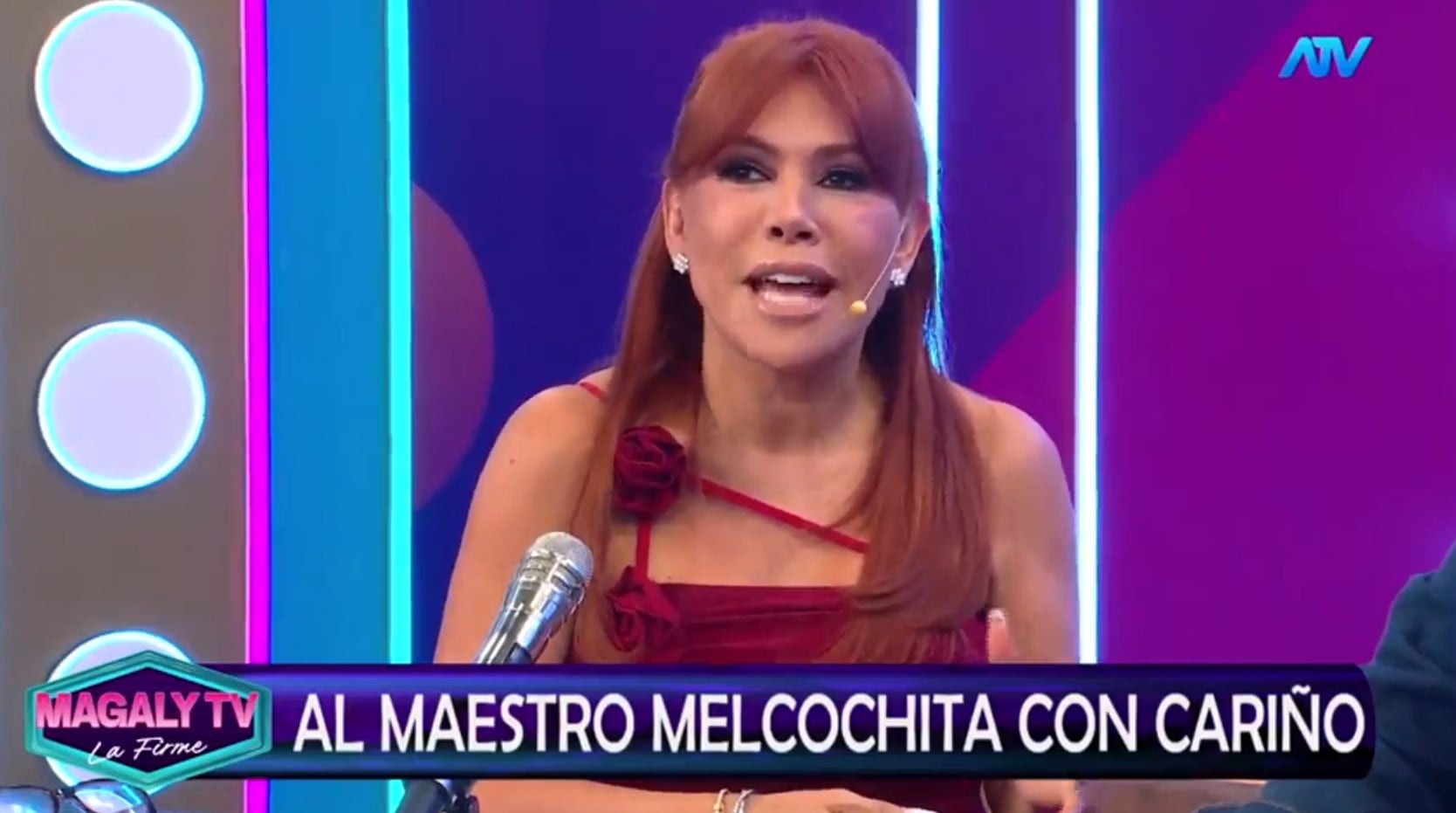 Melcochita y Heidy Amado: joven pareja del artista revela cómo viven su relación y responde sobre su intimidad. Captura: Magaly TV La Firme.