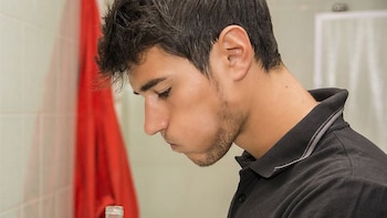 Las gárgaras de agua salada