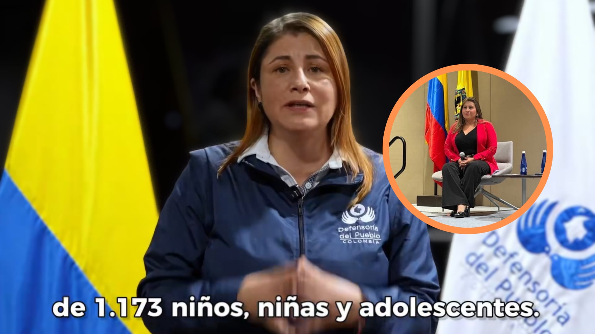 La funcionaria rechazó la acusación de hipocresía formulada por una víctima de las Farc - crédito captura de pantalla Defensoría del Pueblo - @DeisyDorelly/X