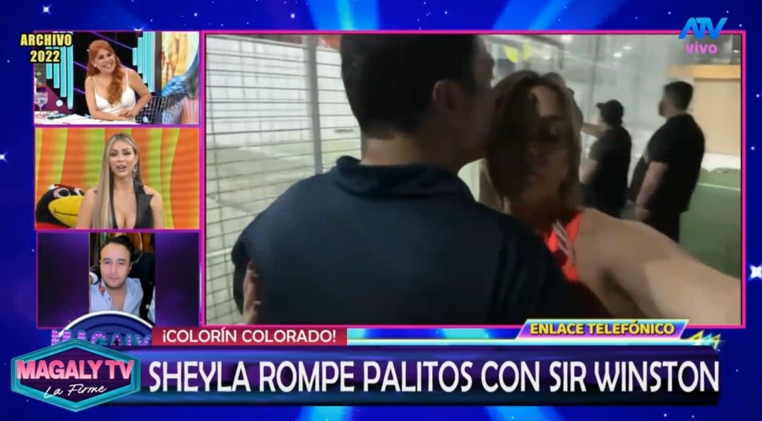 Magaly Medina vincula publicación de “Señor Mentira” con la ruptura entre Sheyla Rojas y Sir Winston. Captura: Magaly TV La Firme.