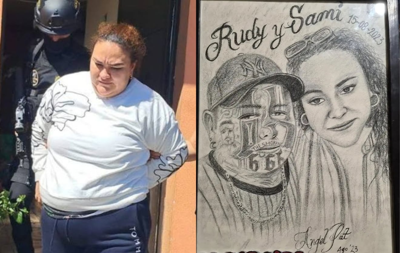 Esther Guadalupe Samanta Leiva Paz, de 38 años, identificada como la conviviente de Rudy Augusto Ortiz Morales,