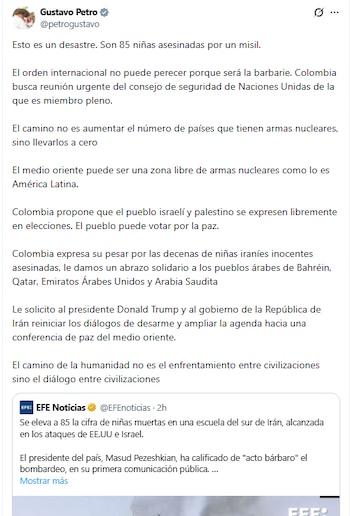 El jefe de Estado señaló